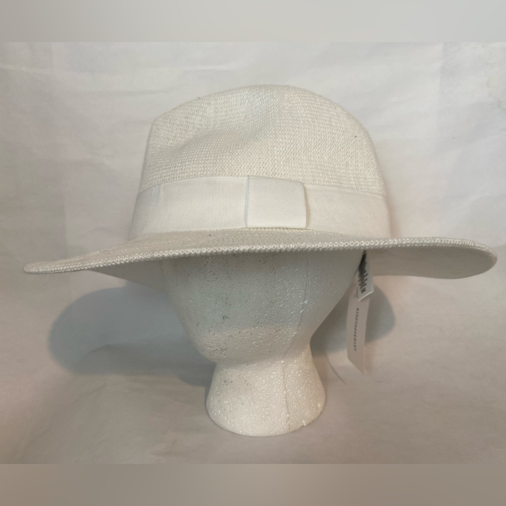 ANTHROPOLOGIE The Rowan Rancher Lightweight Summer Hat WHITE  - Classic Fedora